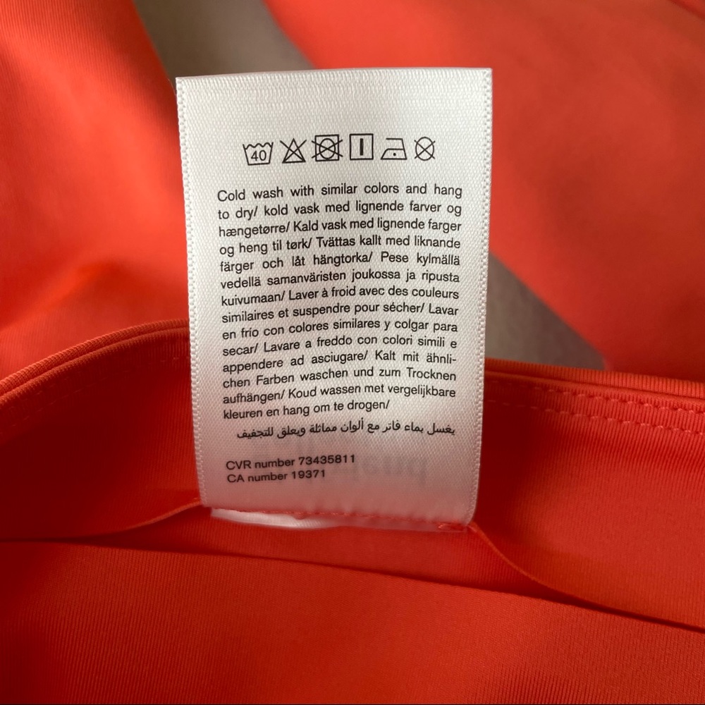 GIRLFRIEND COLLECTIVE NWT HIGH RISE COMPRESSIVE LEGGING XSMALL ORANGE - Picture 7 of 8